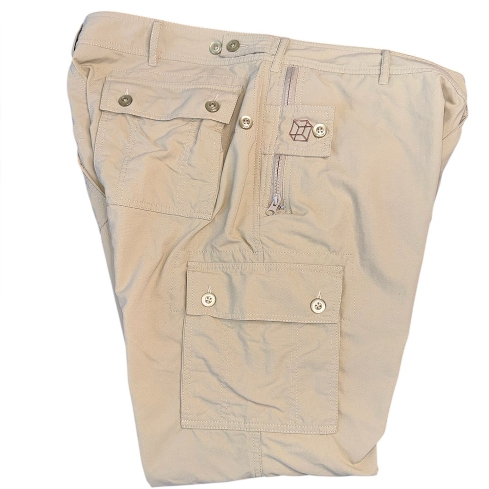 Clothing Arts P Cubed Pants Mens 38X30 Brown Pick Pocket Proof Travel Cargo